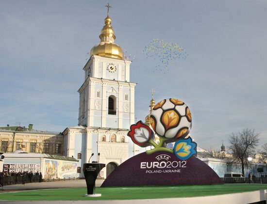 Presentation of UEFA Euro 2012 logo in Kiev