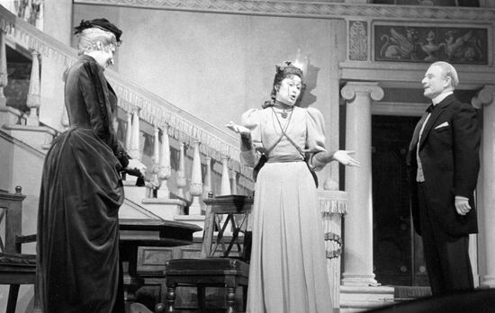 Scene from play The Fruits of Enlightenment