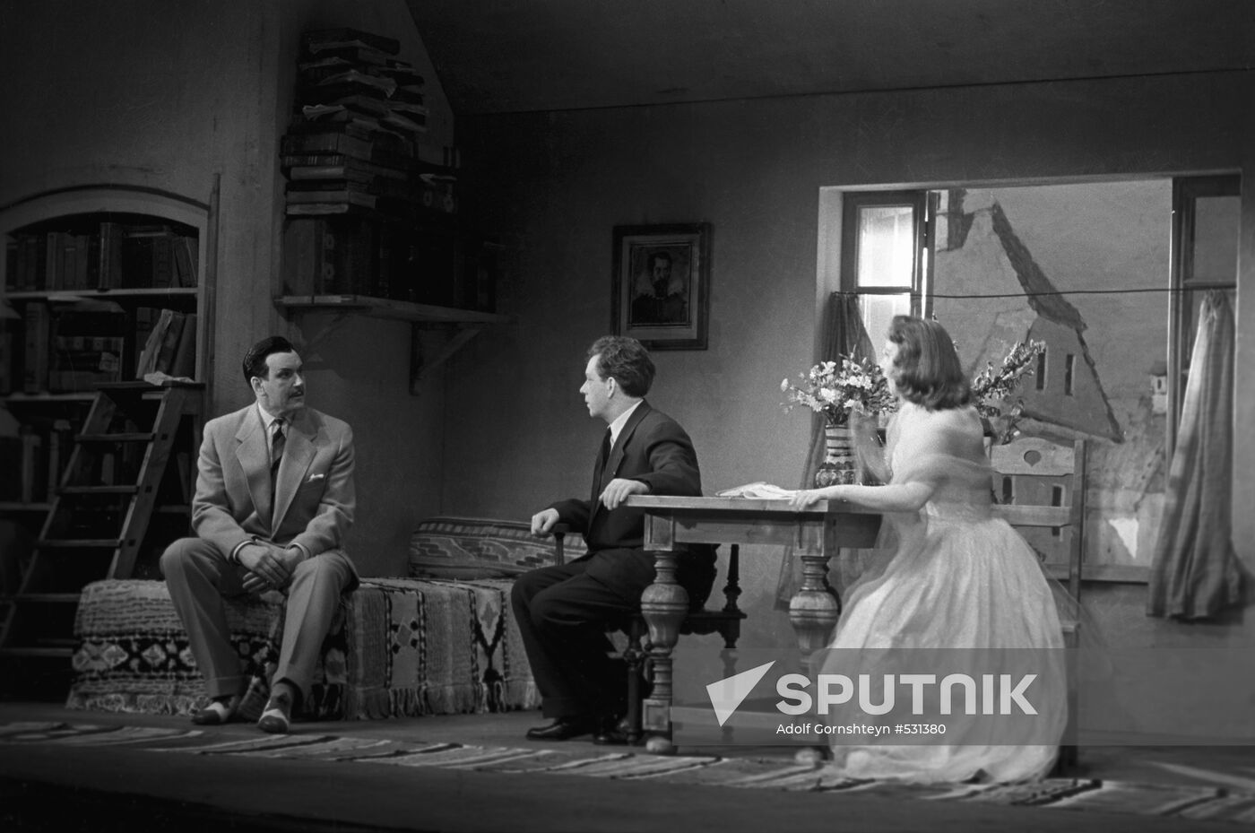 Scene from play The Star Without a Name