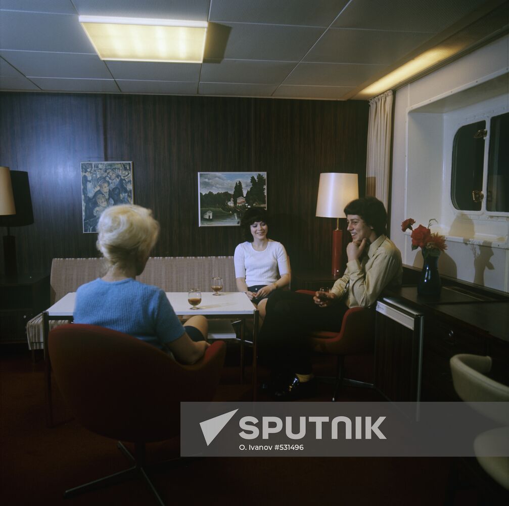 The Maxim Gorky cruise liner