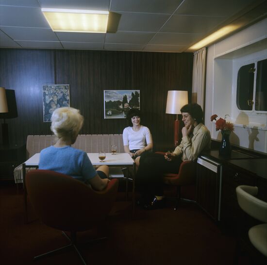 The Maxim Gorky cruise liner