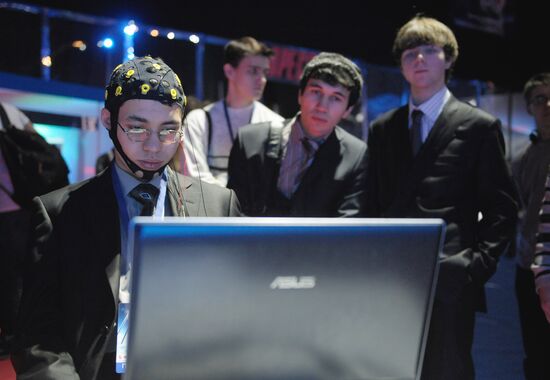 Youth projects exhibition at Moscow's Olimpiisky Sports Complex