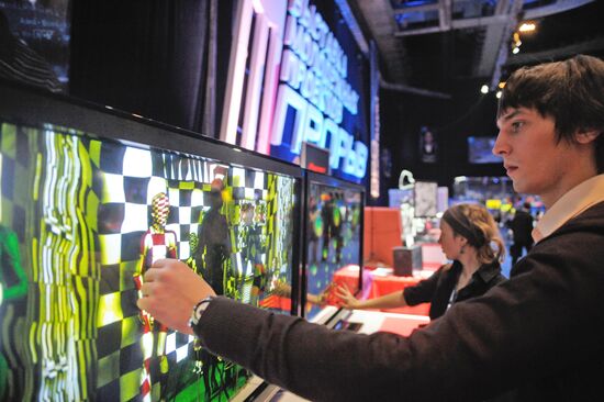 Youth projects exhibition at Moscow's Olimpiisky Sports Complex
