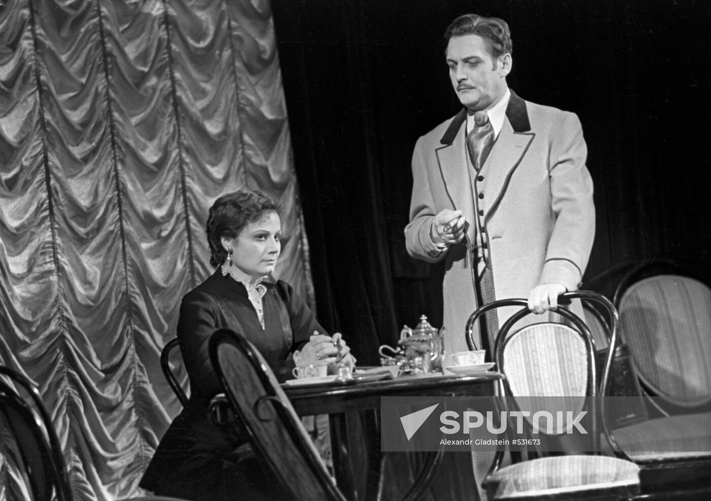 Scene from play Anna Karenina