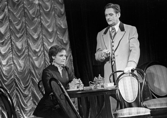 Scene from play Anna Karenina