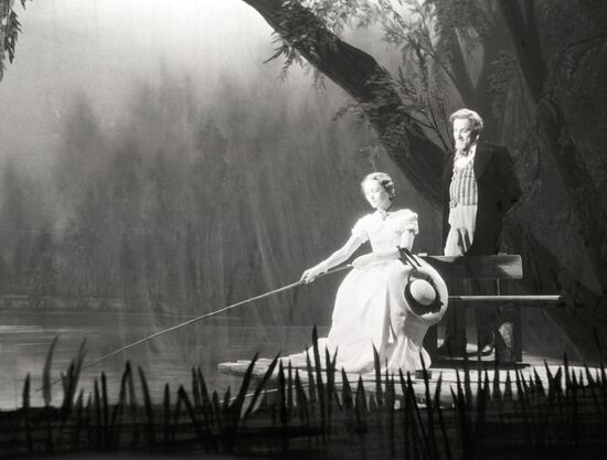 Scene from play A Nest of the Gentry