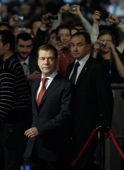 Dmitry Medvedev at the Proryv [Breakthrough] forum
