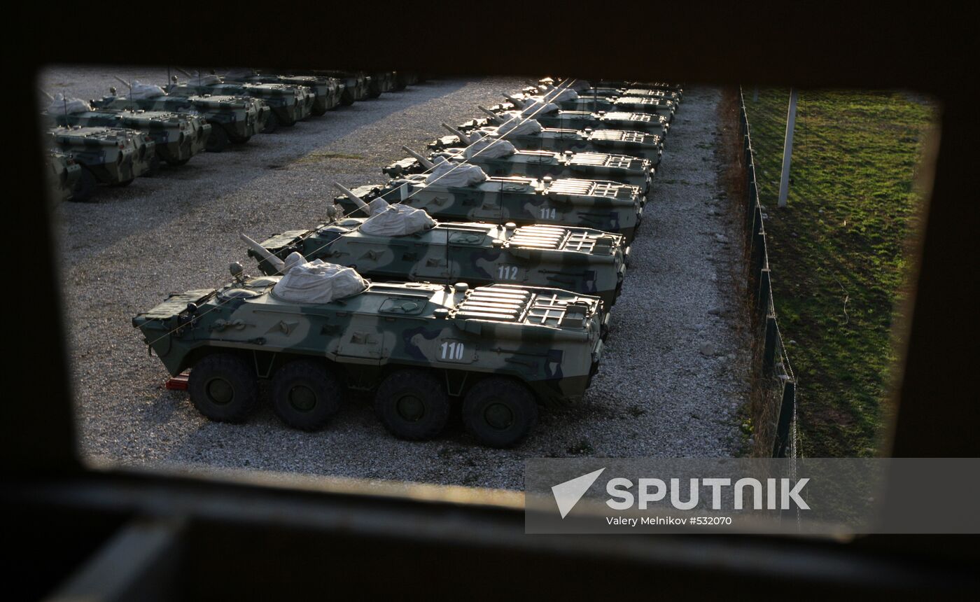 Russian military base at Gudauta, Abkhazia