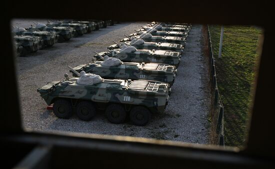 Russian military base at Gudauta, Abkhazia