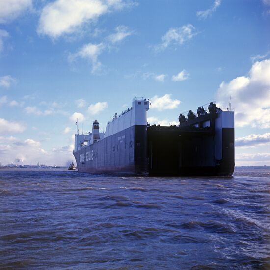 Lighter aboard ship “Julius Fucik”