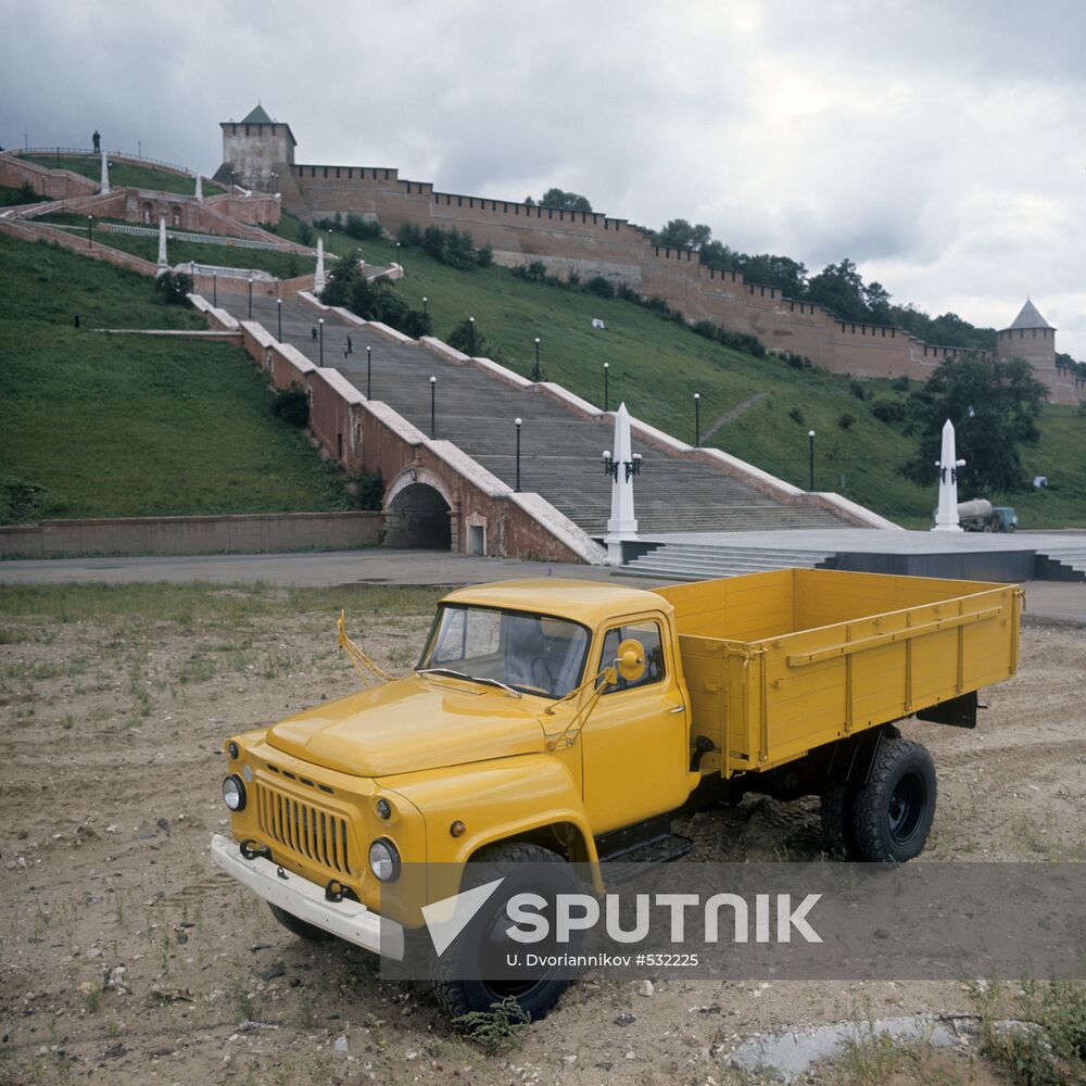 A GAZ-51 truck
