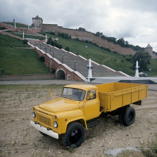 A GAZ-51 truck