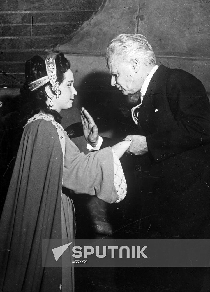 Antonio Geringelli and Tamara Milashkina