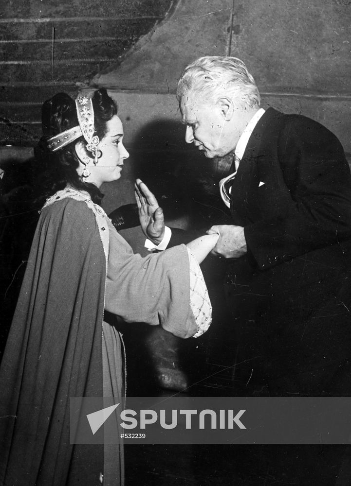 Antonio Geringelli and Tamara Milashkina