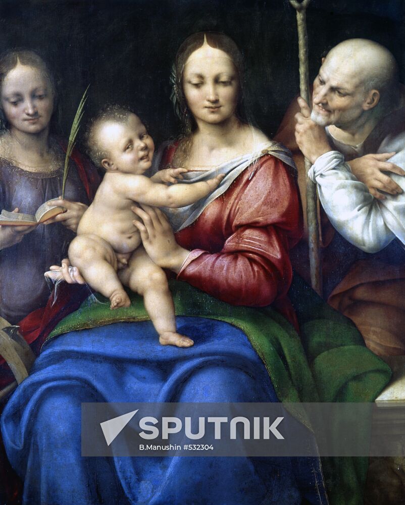 Cesare da Sesto's The Holy Family with St Catherine
