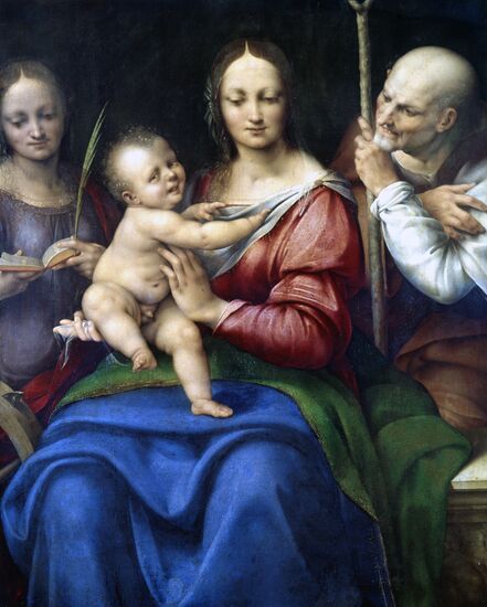 Cesare da Sesto's The Holy Family with St Catherine