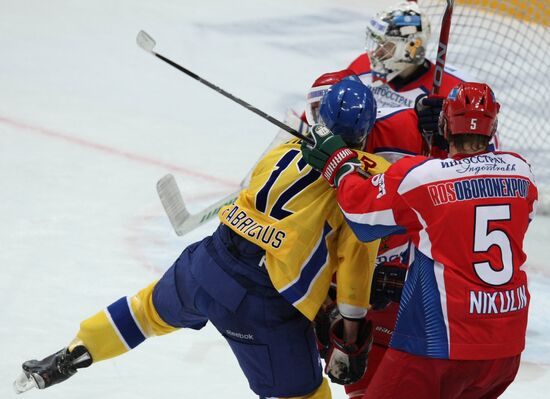 Euro HockeyTour. Channel One Cup. Sweden vs. Russia