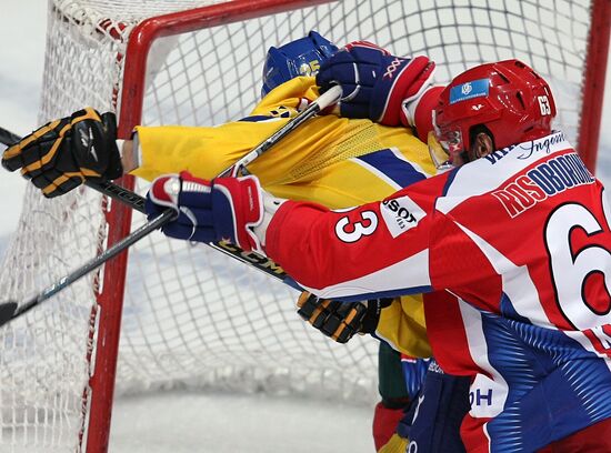 Euro Hockey Tour. Channel One Cup. Sweden vs. Russia