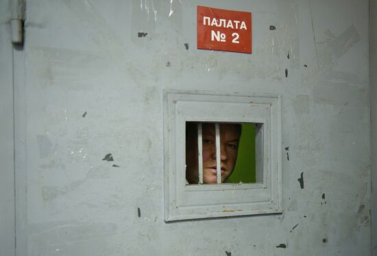 A medical sobering-up center in Khimki