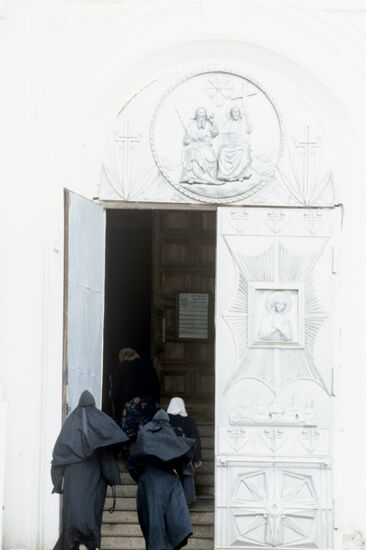 The nuns of the St. Seraphim-Diveyevo Monastery
