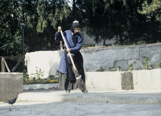 Cleaning the territory