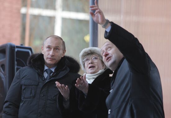 Prime Minister Vladimir Putin visits St.Petersburg