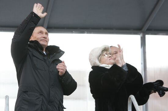 Prime Minister Vladimir Putin visits St.Petersburg