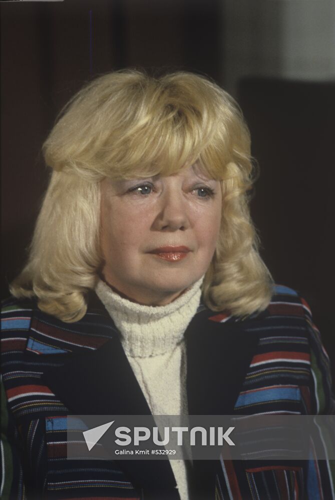 Actress Lyudmila Shagalova