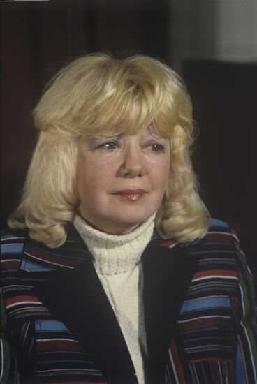 Actress Lyudmila Shagalova