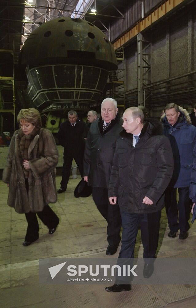 Prime Minister Vladimir Putin visits St.Petersburg