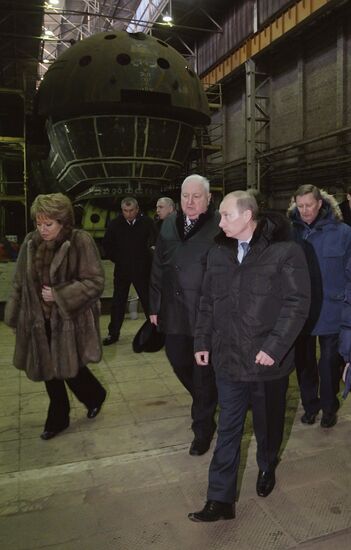 Prime Minister Vladimir Putin visits St.Petersburg