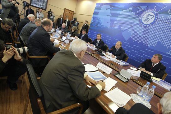 Prime Minister Vladimir Putin visits St.Petersburg