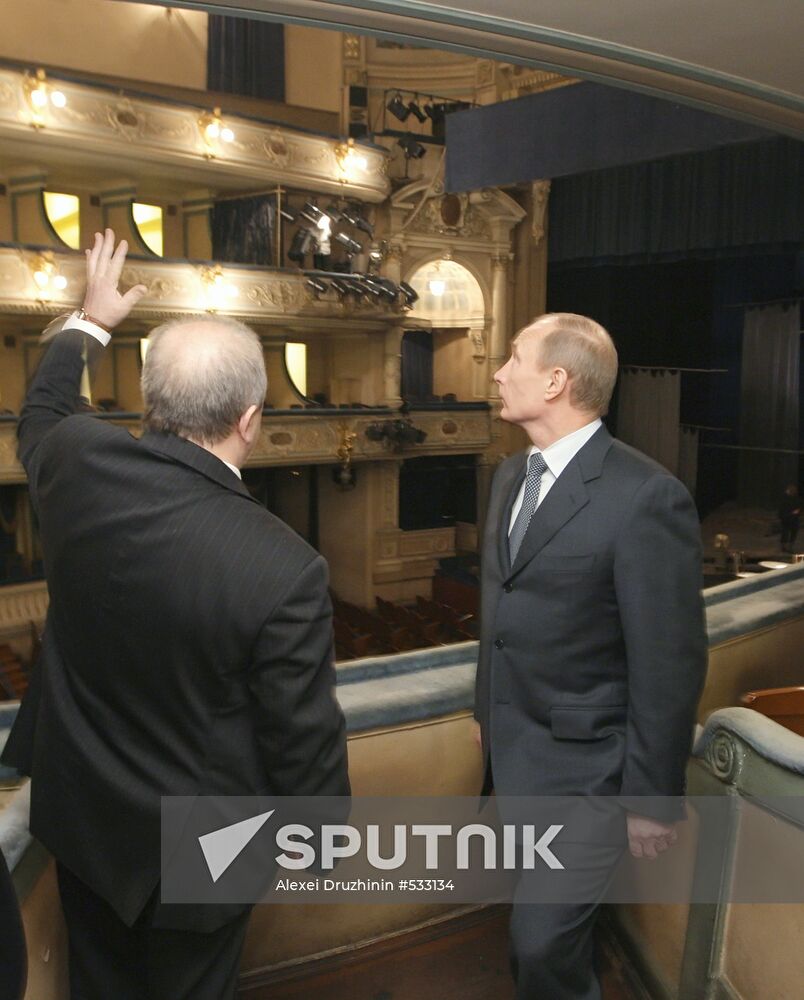 Prime Minister Vladimir Putin visits St.Petersburg