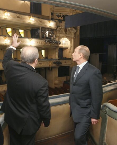 Prime Minister Vladimir Putin visits St.Petersburg
