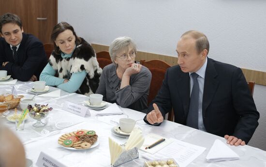 Prime Minister Vladimir Putin visits St.Petersburg