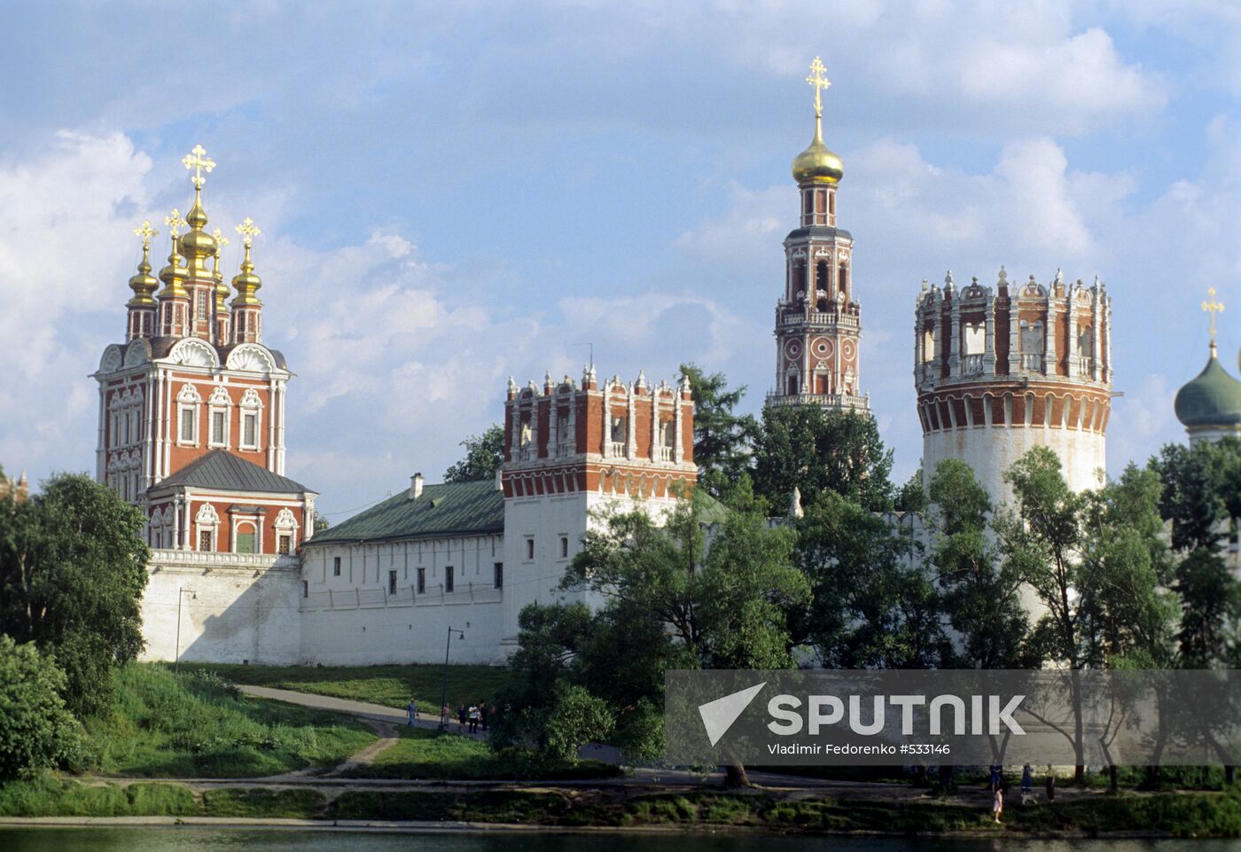 A view on the Novodevichy Monastery