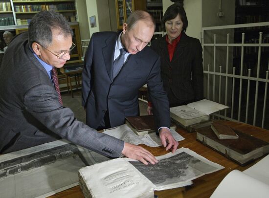 Prime Minister Vladimir Putin visits St.Petersburg