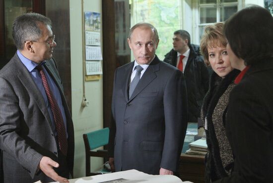 Prime Minister Vladimir Putin visits St.Petersburg