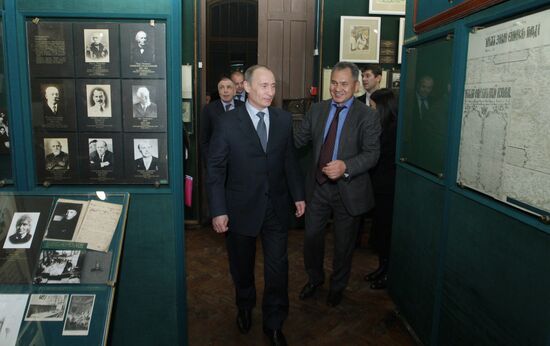 Prime Minister Vladimir Putin visits St.Petersburg