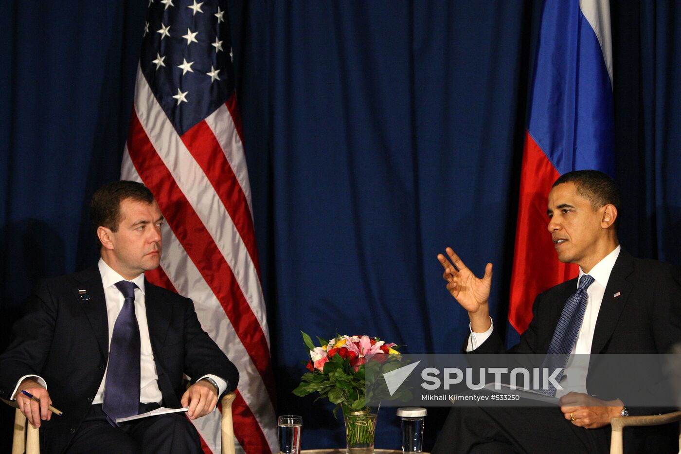 Russian, United States presidents hold talks in Copenhagen