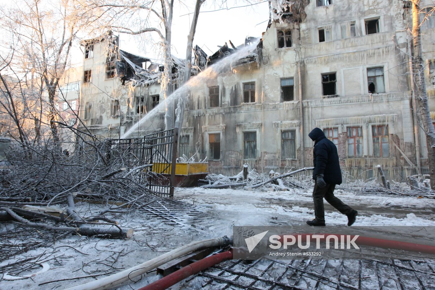 Fire put out in Moscow