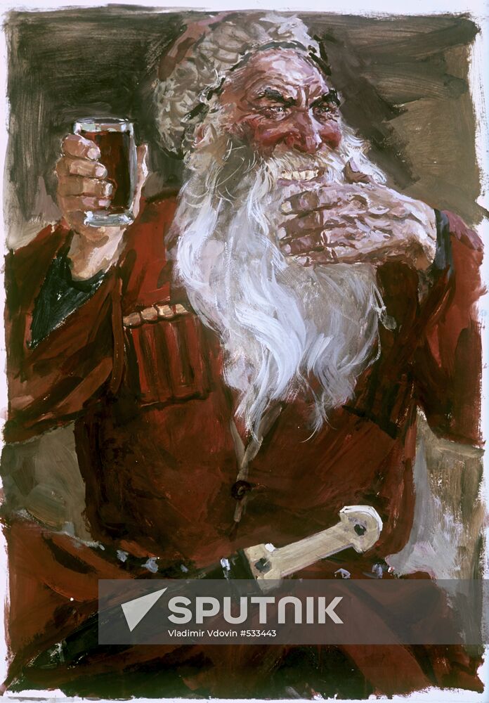 Illustration "Uncle Yeroshka"