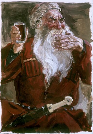 Illustration "Uncle Yeroshka"