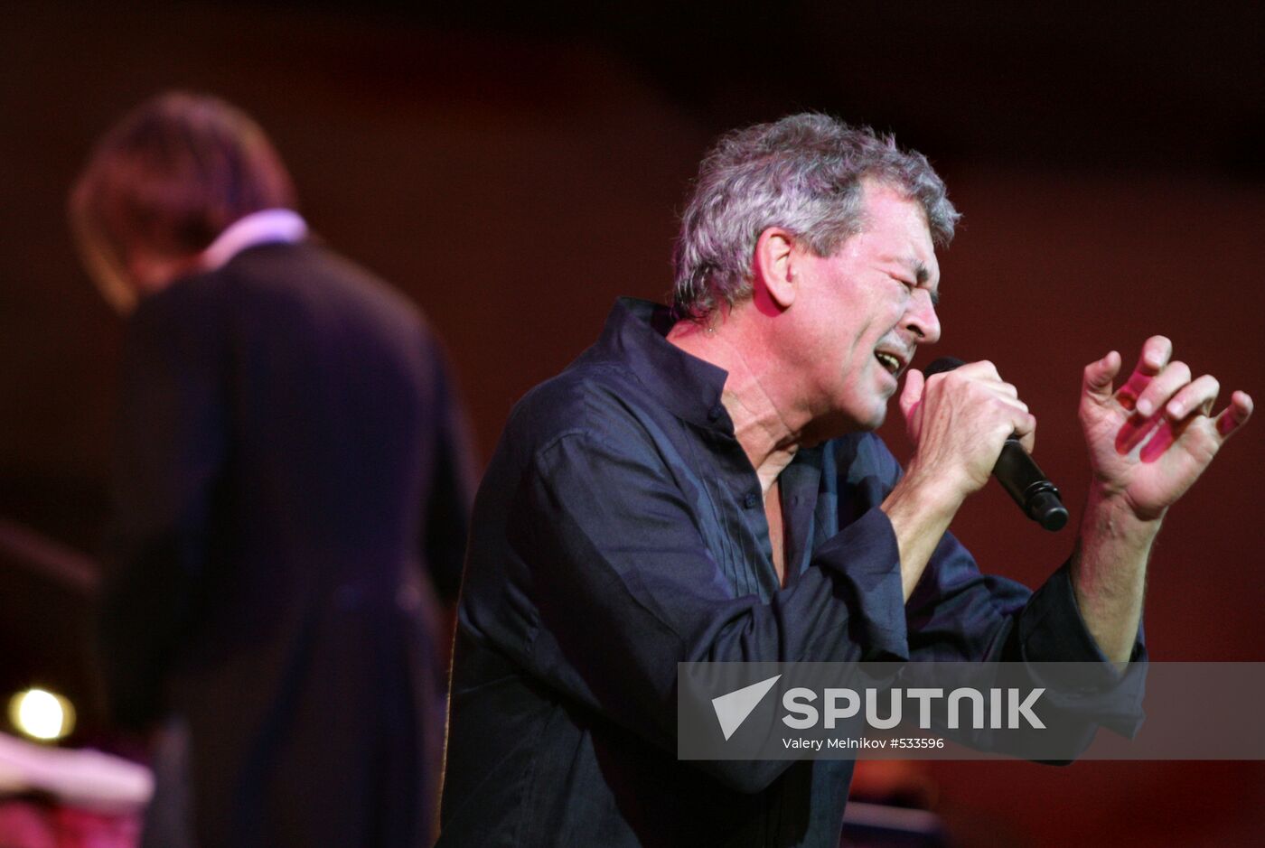 Deep Purple lead singer Ian Gillan performs live in Moscow