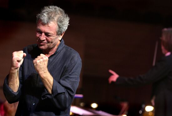Deep Purple lead singer Ian Gillan performs live in Moscow