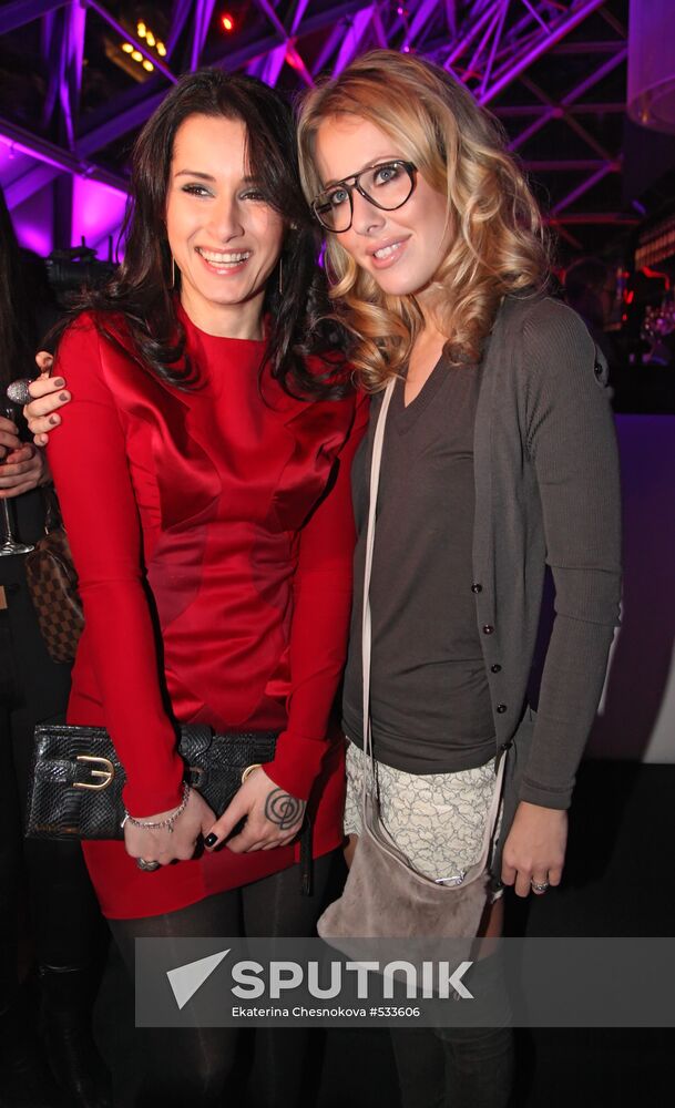 Tina Kandelaki and Ksenia Sobchak