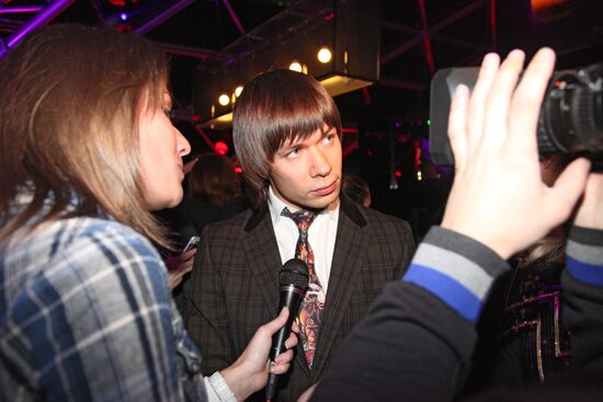 Pop singer Stas Pyekha