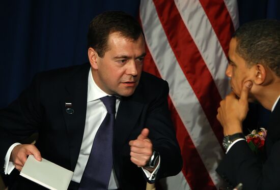Russian, U.S. presidents hold talks in Copenhagen