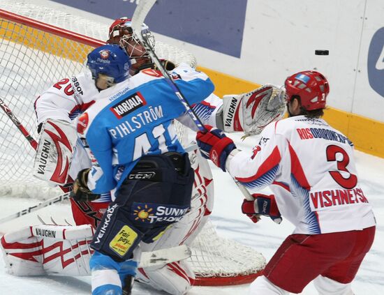 Ice hockey Channel One Cup: Russia vs. Finland