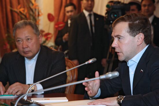 Dmitry Medvedev visits Kazakhstan